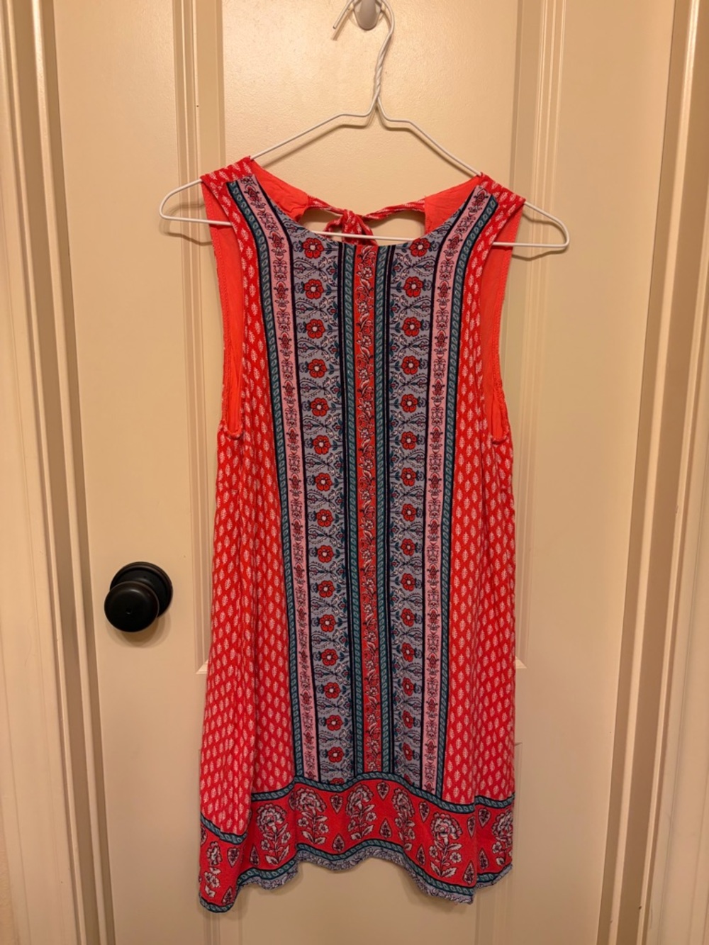 Aeropostale Pink/Orange Sleeveless Summer Dress
